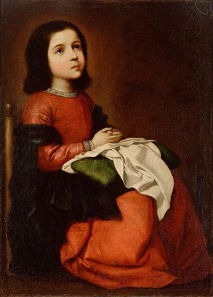 Francisco de Zurbaran Childhood of the Virgin Germany oil painting art